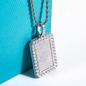 Moissanite Kalung Pria Wanita : 11.93cttw D Color New Age Dope Layered Ornate Hip Hop 925 Sterling Silver Necklace Jewelry for Men