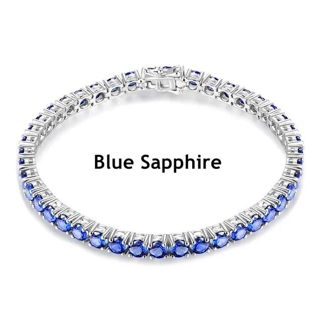 8f1b793c-a081-4c2b-904f-a6d20c5e1c60 Tanzanite Sapphire Spinel Gemstone Gelang Pria Wanita : Strand Bracelets Fine Jewelry Gift - Image 6